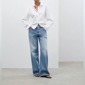 Closed Classic Blue Wide-Leg Jeans